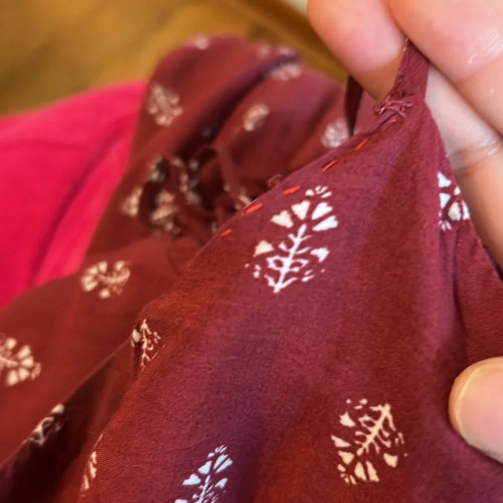 XL Old Navy Burgundy Spaghetti Strap Dress - Picture 5 of 5